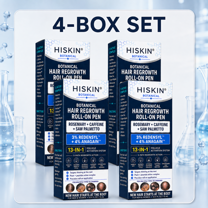 🧴𝐎𝐟𝐟𝐢𝐜𝐢𝐚𝐥 𝐒𝐭𝐨𝐫𝐞 | 𝐇𝐈𝐒𝐊𝐈𝐍® 𝟏𝟑-𝐢𝐧-𝟏 𝐁𝐨𝐭𝐚𝐧𝐢𝐜𝐚𝐥 𝐇𝐚𝐢𝐫 𝐆𝐫𝐨𝐰𝐭𝐡 𝐑𝐨𝐥𝐥-𝐎𝐧 | 𝟑% 𝐑𝐞𝐝𝐞𝐧𝐬𝐲𝐥™ × 𝟒% 𝐀𝐧𝐚𝐆𝐚𝐢𝐧™ × 𝐂𝐚𝐩𝐢𝐥𝐢𝐚 𝐋𝐨𝐧𝐠𝐚™ × 𝐑𝐨𝐬𝐞𝐦𝐚𝐫𝐲 × 𝐂𝐚𝐟𝐟𝐞𝐢𝐧𝐞 𝐟𝐨𝐫 𝐒𝐡𝐞𝐝𝐝𝐢𝐧𝐠, 𝐓𝐡𝐢𝐧𝐧𝐢𝐧𝐠, 𝐑𝐞𝐜𝐞𝐝𝐢𝐧𝐠 𝐇𝐚𝐢𝐫𝐥𝐢𝐧𝐞 & 𝐖𝐞𝐚𝐤 𝐇𝐚𝐢𝐫